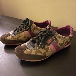 coach sneakers runners shoes size 6 womens